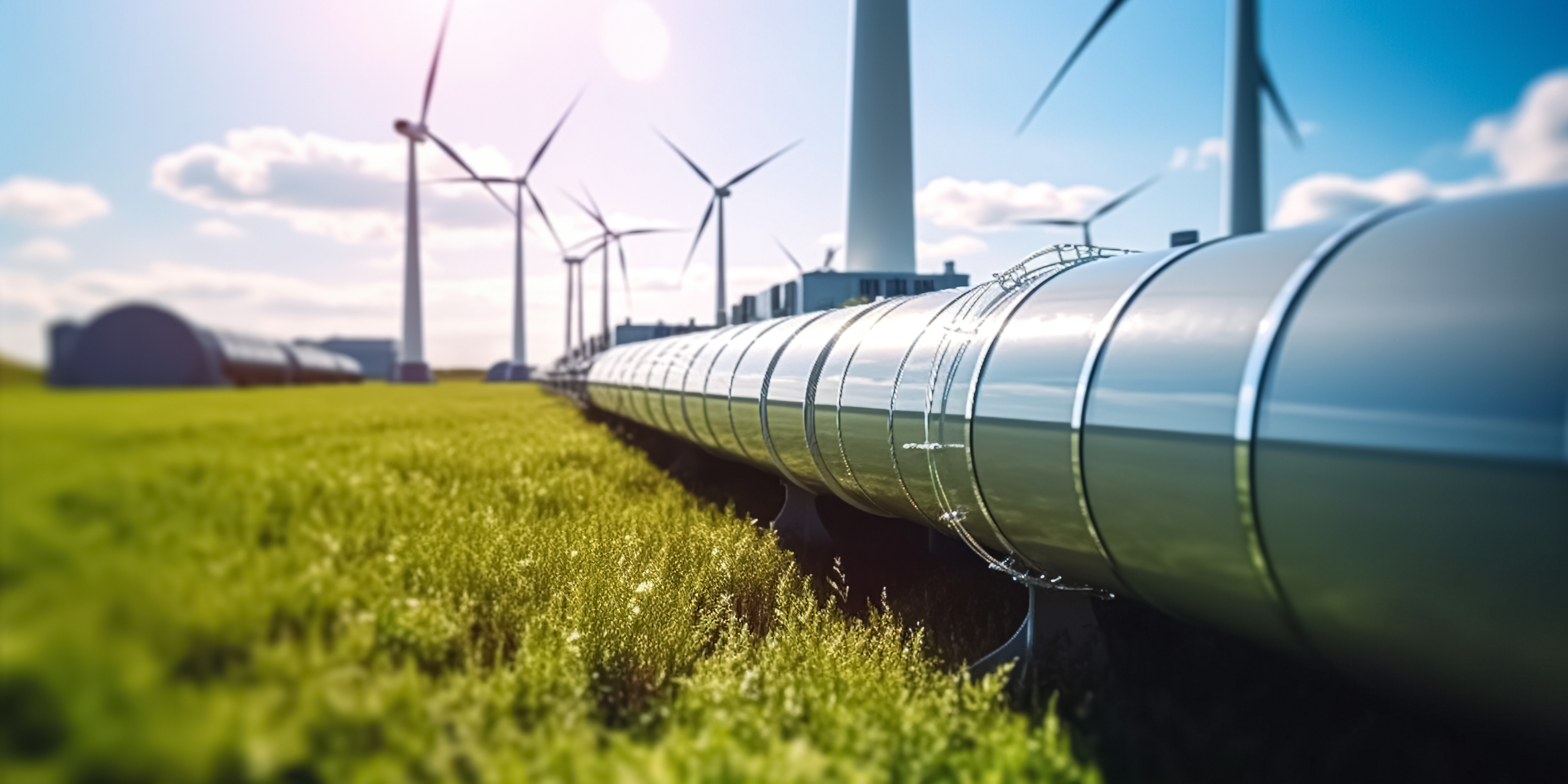 Photo d'un projet éolien d'énergie renouvelable